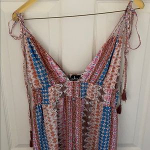 LuLus Printed Maxi Dress